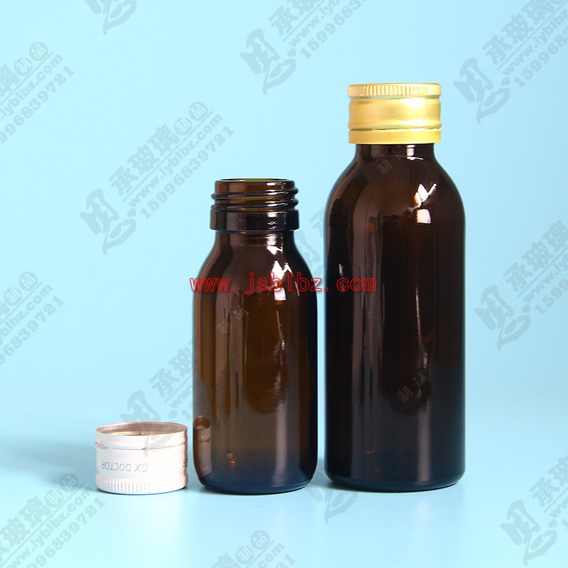 口服液糖浆瓶药用玻璃瓶开模生产定制加工